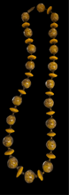 Load image into Gallery viewer, Art Deco Glass Foil Bead Necklace - Finely Find It Vintage!
