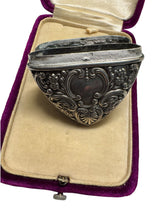 Load image into Gallery viewer, Antique Victorian sterling heart locket - Finely Find It Vintage!