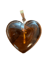 Load image into Gallery viewer, Amber pendant with 14 kt Bail - Finely Find It Vintage!