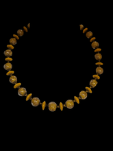 Load image into Gallery viewer, Art Deco Glass Foil Bead Necklace - Finely Find It Vintage!