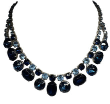 Load image into Gallery viewer, Vintage Glass Prong Set Rhinestone Necklace - Finely Find It Vintage!