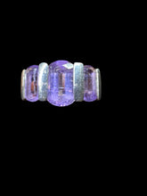 Load image into Gallery viewer, Amethyst Sterling Ring - Finely Find It Vintage!