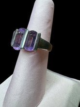Load image into Gallery viewer, Amethyst Sterling Ring - Finely Find It Vintage!
