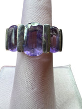 Load image into Gallery viewer, Amethyst Sterling Ring - Finely Find It Vintage!
