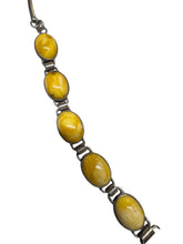 Load image into Gallery viewer, Sterling Butterscotch Amber Necklace - Finely Find It Vintage!