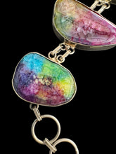 Load image into Gallery viewer, Rainbow quartz Bracelet in Silver metal