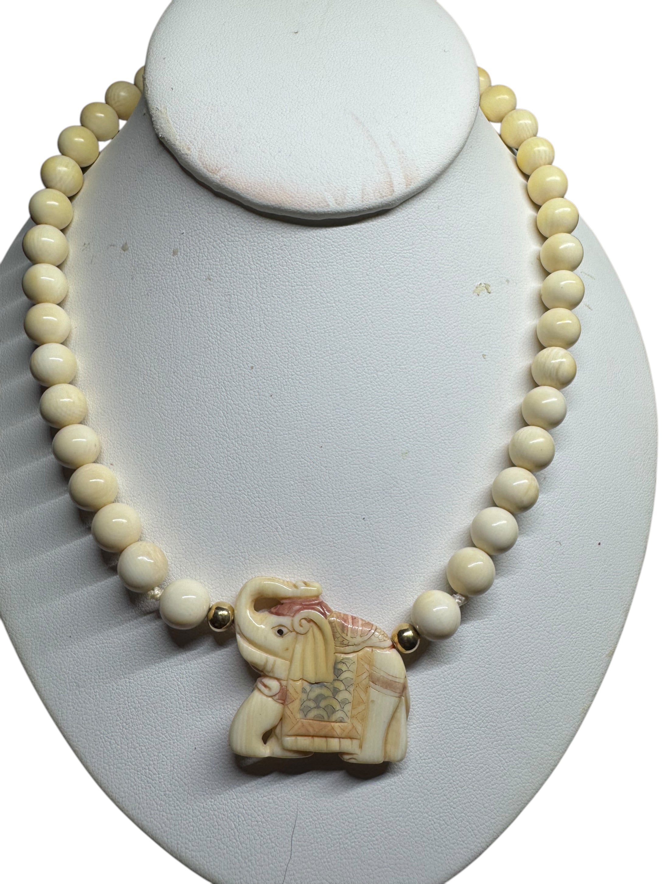 Vintage Carved Ethnic Figural Necklace - Finely Find It Vintage!