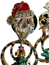 Load image into Gallery viewer, Lunch at The Ritz Vintage Christmas Earrings