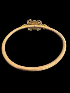 Gold Filled Victorian Bangle - Finely Find It Vintage!