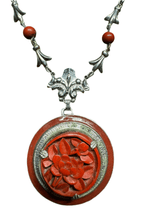 Load image into Gallery viewer, Antique Carved Pendant Necklace - Finely Find It Vintage!