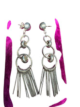 Load image into Gallery viewer, Vintage Sterling statement earrings - Finely Find It Vintage!