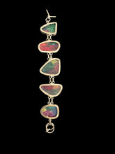 Load image into Gallery viewer, Rainbow quartz Bracelet in Silver metal