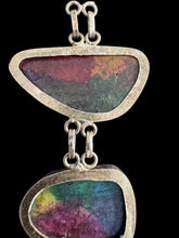 Load image into Gallery viewer, Rainbow quartz Bracelet in Silver metal