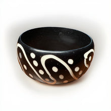 Load image into Gallery viewer, Vintage Carved Black Bangle - Finely Find It Vintage!