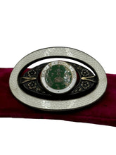 Load image into Gallery viewer, Antique Sterling Enamel Brooch with seal of Puerto Rico - Finely Find It Vintage!