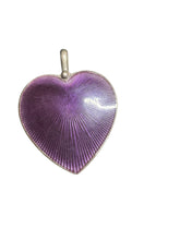 Load image into Gallery viewer, Vintage Sterling Enamel Heart