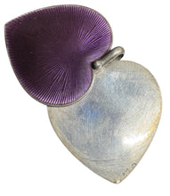 Load image into Gallery viewer, Vintage Sterling Enamel Heart