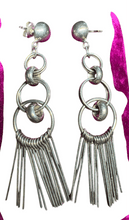 Load image into Gallery viewer, Vintage Sterling statement earrings - Finely Find It Vintage!