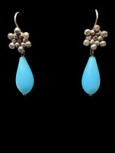 Load image into Gallery viewer, Antique Steel Bead Cluster Earrings - Finely Find It Vintage!