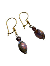 Load image into Gallery viewer, Artesian Glass Earrings - Finely Find It Vintage!