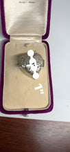 Load image into Gallery viewer, Antique Victorian sterling heart locket - Finely Find It Vintage!