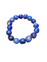 Load image into Gallery viewer, Natural Lapis Stretch Bracelet - Finely Find It Vintage!