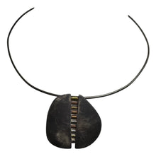 Load image into Gallery viewer, Vintage Mixed Metal Sterling and Brass Necklace - Finely Find It Vintage!