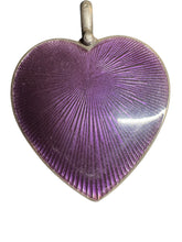 Load image into Gallery viewer, Vintage Sterling Enamel Heart