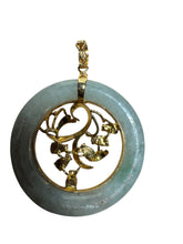 Load image into Gallery viewer, 14 Kt Jade and Coral Pendant - Finely Find It Vintage!