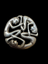 Load image into Gallery viewer, Peter Stone Celtic Brooch - Three Men Dancing - Finely Find It Vintage!