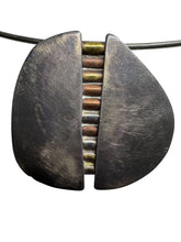 Load image into Gallery viewer, Vintage Mixed Metal Sterling and Brass Necklace - Finely Find It Vintage!