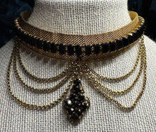 Load image into Gallery viewer, Victorian Revival Rhinestone Choker