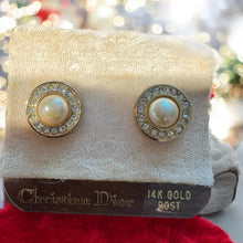 Load image into Gallery viewer, Vintage Christian Dior Earrings on original card