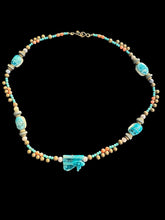 Load image into Gallery viewer, Art Deco Egyptian Revival Necklace - Finely Find It Vintage!