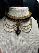 Load image into Gallery viewer, Victorian Revival Rhinestone Choker