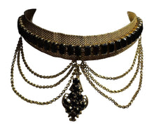 Load image into Gallery viewer, Victorian Revival Rhinestone Choker - Finely Find It Vintage!