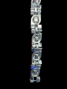 Art Deco Rhinestone Bracelet - Finely Find It Vintage!