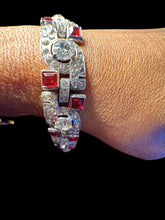 Load image into Gallery viewer, Art Deco Rhinestone Bracelet - Finely Find It Vintage!