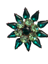 Load image into Gallery viewer, Vintage Weiss Prong set Rhinestone Brooch - Finely Find It Vintage!