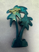 Load image into Gallery viewer, vintage lucite 1940’s brooch two palm trees - Finely Find It Vintage!