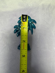 vintage lucite 1940’s brooch two palm trees - Finely Find It Vintage!